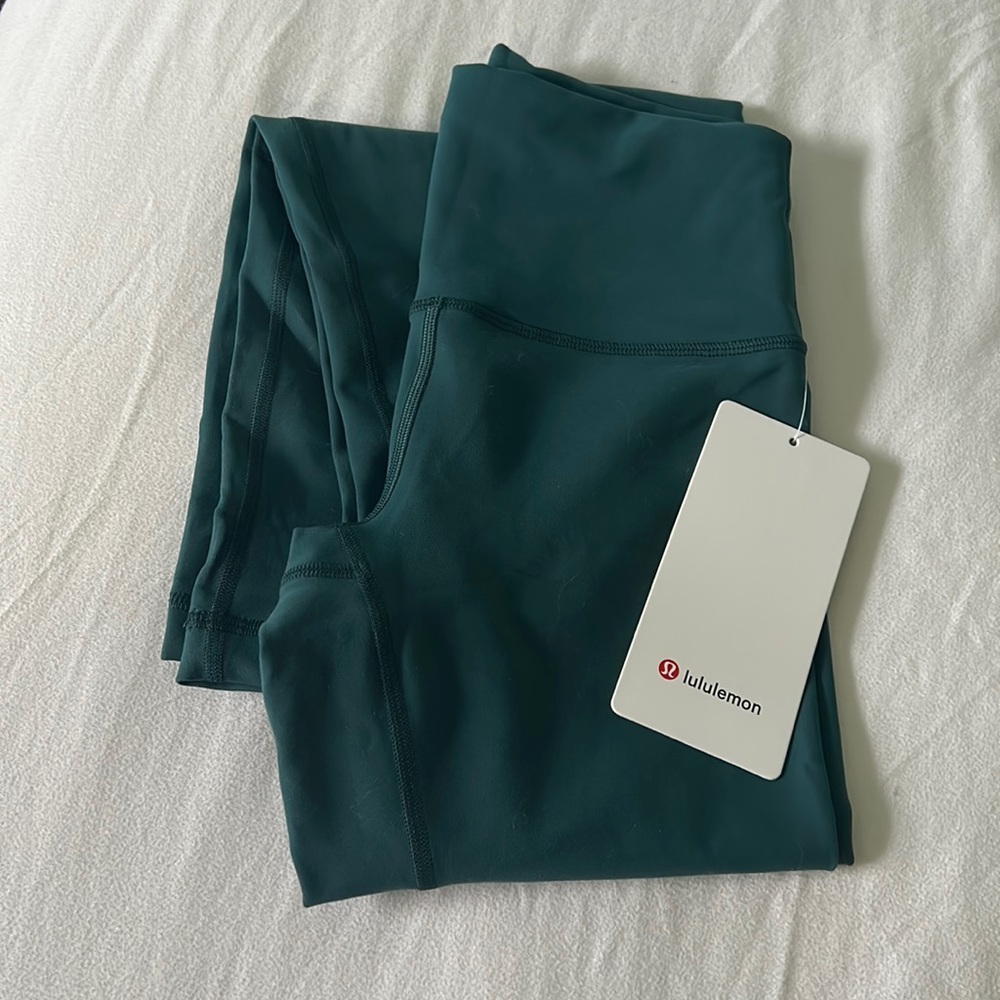 Lululemon Wunder Train 28” Green Jasper